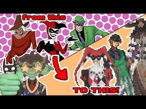 Re-imagining the Batman Universe! | PART 2 | The Villains (SPEEDPAINT/COMMENTARY)