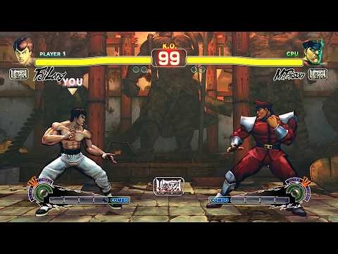 Fei Long vs M.Bison (Hardest) Street Fighter 4. | Epic Battle