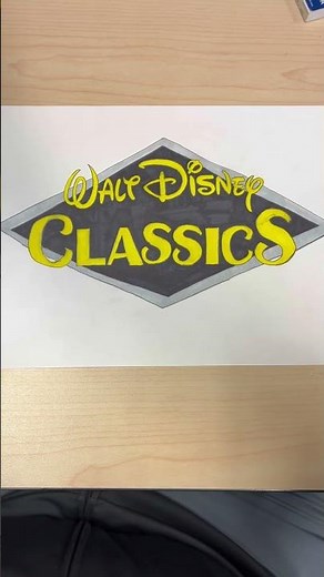 Walt Disney Classics Logo with Markers #waltdisneyclassics #disney