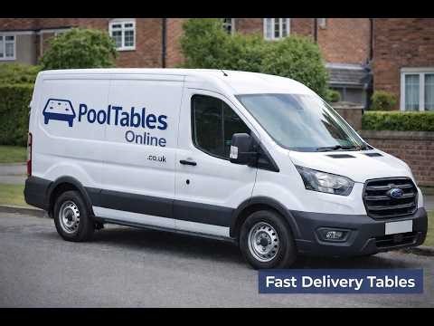 Fast Delivery Pool Table Service. Get a pool table delivered and installed within 1-3 weeks.