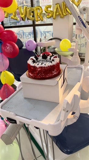 Happy 1st anniversary🎂🦷❤️ Smile-Tech dental Clinic 🎉🎉 Long way to go 😊😊 Cheers to One year 🎈🎈🎉