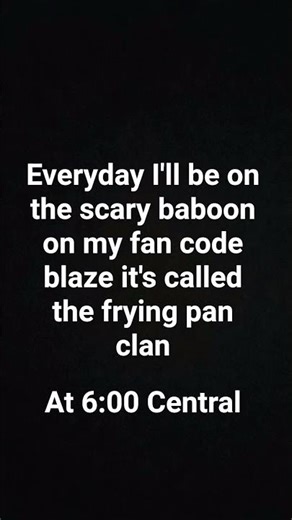 fan code blaze