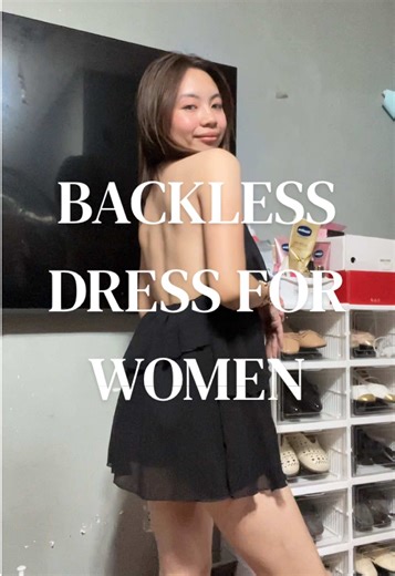 Elevate Your Style with a Backless Black Dress