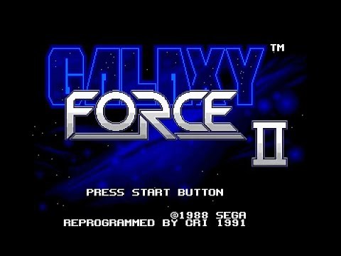 Mega Drive Longplay [214] Galaxy Force II