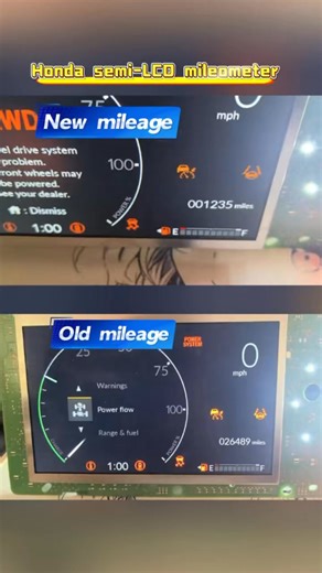 Honda semi-liquid crystal mileometer, filter test successful. The meter was sent from the US, OK. For filter installation, watch the video. Also solved the encryption issue with the new Honda S6J. | VNPRO VP360 Official Automotive Instrument Cluster Programmer