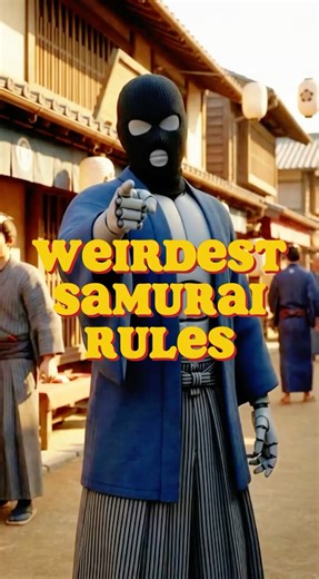 Weirdest Samurai Rules in History