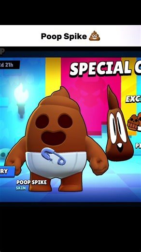 Pov: I Bought Poop Spike 💩 #brawlstars #бравлстарс