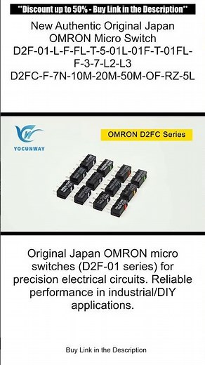 OMRON Micro Switch D2F Series