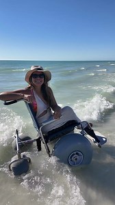 228K views · 5.8K reactions | This summer don’t hesitate to enjoy the beach. You don’t need to travel international to enjoy the most beautiful beaches. Florida has plenty and best part is that you can lease one of these chairs for free. Accessibility is not the best but honestly speaking this is better than nothing! #traveler #AccessibilityMatters #Florida | Marcela Marañon - The Journey of a Brave Woman | Facebook