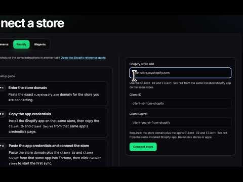 How To Connect Your Store To Fortuna — 3 Clicks, Zero Code