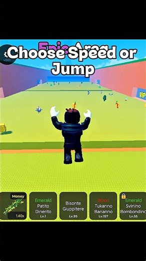 Choose Speed or Jump 👍#roblox