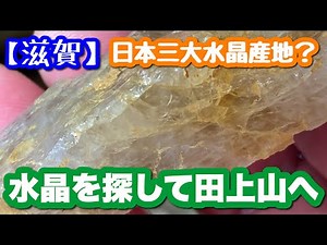 【水晶の産地】滋賀県の田上山に水晶探しにやって来た！【山で石拾い】