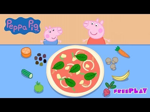 Peppa Pig makes Pizza!