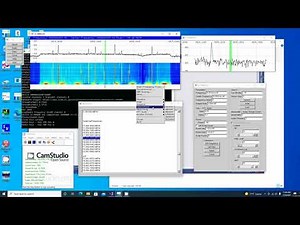 The Icom IC-R8600 being controlled by SdrGlut.