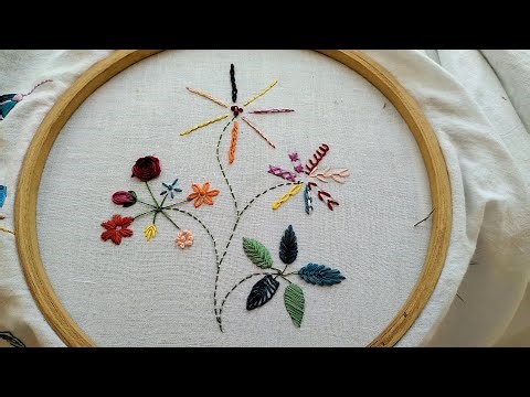 27 must-know embroidery stitches: step by step embroidery tutorial video for beginners #embroidery