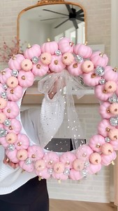 4.1K reactions · 116 shares | the cutest mini pumpkin wreath you can customize for Halloween/ fall decor!  comment “ October things “ and I’ll send you links to everything I used for this fun project!! Or as always find these affiliate links in my amazon storefront under the list “ holiday crafts “ 懶 #halloweendiy #halloweendecor #pumpkinwreath #diywreath #pumpkincraft #halloweencraft #amazonhalloween | sierra.honeycutt | Facebook