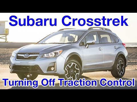 Subaru Crosstrek Review - Turning off Traction Control