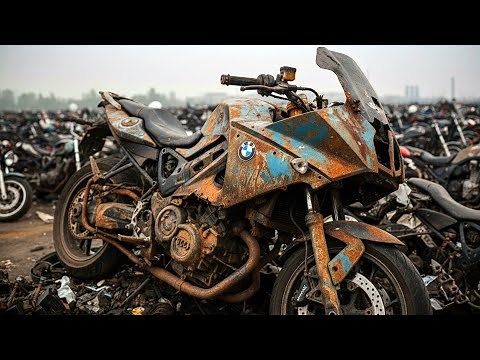 BMW F800 ST Motorcycle Restoration — From Junkyard Find to First Start | Full Rebuild & Test Ride