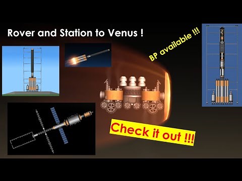 Rover and Station to Venus! - SPACEFLIGHT SIMULATOR #sfs