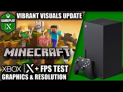 Minecraft: Vibrant Visuals Update - Xbox Series X Gameplay + FPS Test