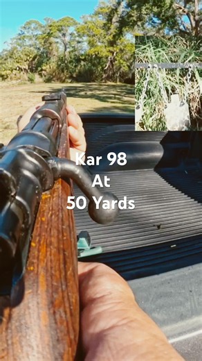 Kar 98 at 50 Yards