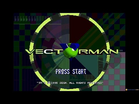 VectorMan gameplay (PC Game, 1995)