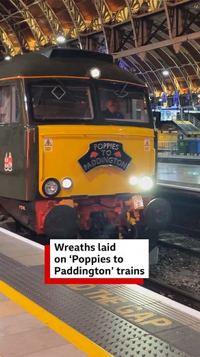 Poppy wreaths from across the Great Western Railway network have travelled on timetabled trains to London Paddington. This annual commemoration honours those who served and sacrificed in World War I, World War II, and conflicts since. This year, the event grows into a national tribute, recognising the vital role the railways and their people played during wartime. #London #LondonNews #Paddington #PaddingtonStation #Poppies #ArmisticeDay | BBC London