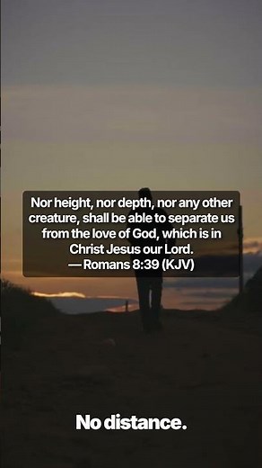 What to Remember When You Feel Like Nothing Can Save You 🙏 (Romans 8:38-39)