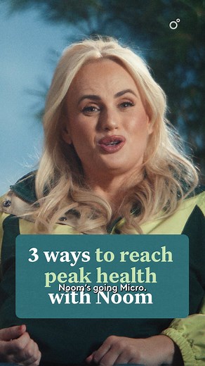 281K views | Go Micro with Noom! Microhabits, Microwins, and Microdose GLP-1s to help you reach peak health. Get started today! | Noom | Facebook