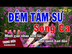 Karaoke Đêm Tâm Sự Song Ca Nhạc Sống | Trọng Hiếu