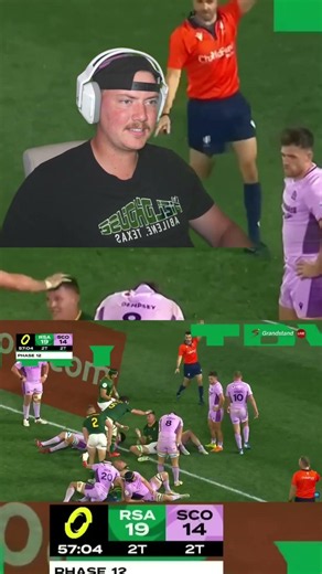 American Reacts to South Africa v Scotland | Match #rugby