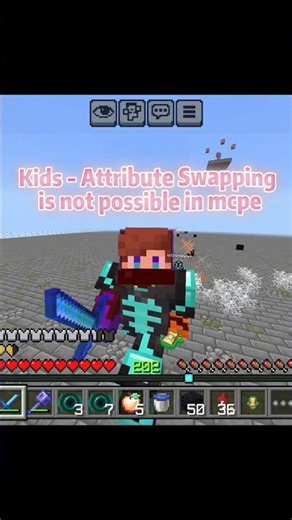 Attribute Swapping in MCPE ☠️ #minecraft