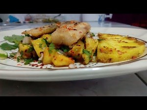 FILETE DE PESCADO EN SALSA DE PIÑA