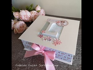 TUTORIAL caja para album scrap cartonaje