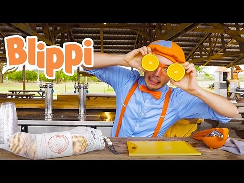 Blippi Visits an Orange Farm | 1 Hour of Blippi Videos For Kids | Learning For Children