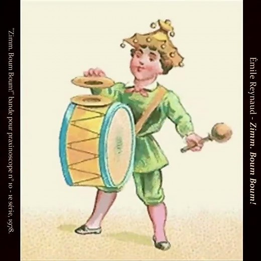 Émile Reynaud - Zimm Boum Boum! (1878) #shorts