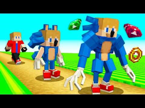 LIFE of SONIC in Minecraft!