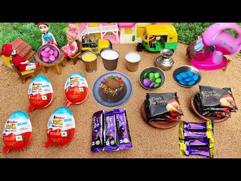 Miniature Kinder Joy Chocolate Cake || Kinder Joy Chocolate || Dairy Milk Chocolate Cake Recipe
