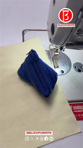 Make a zipper into a bag Sewing Tutorial Episode 902 Follow My Page Facebook : Bilochpuratips Official . . . . . . #bilochpuratips #bilochpuratipsofficial #sewing #sewingtips #reels . | Bilochpuratips Official