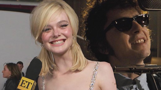 Elle Fanning dishes on her recent on-screen reunion with Timothée Chalamet at the LA premiere of 'A Complete Unknown,' in theaters on Dec. 25. | Entertainment Tonight