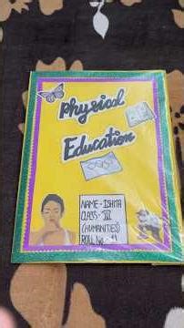 Class 12 Physical Education | Project on Postural Deformities & Female Athlete Triad #cbse