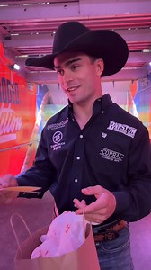 From sheep to broncs, Bradlee Miller was born to be a RODEOHOUSTON athlete 🤠 📍 Mutton Bustin' presented by H-E-B | RODEOHOUSTON