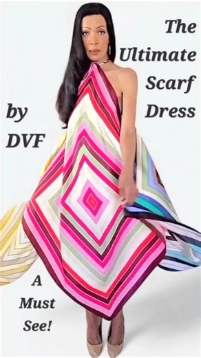 MUST SEE! The Ultimate Scarf Dress | Diane Von Furstenberg 💖