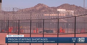 Escape attempt in understaffed Arizona prison