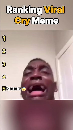 Ranking the Funniest Viral Cry Memes 😂 #Shorts
