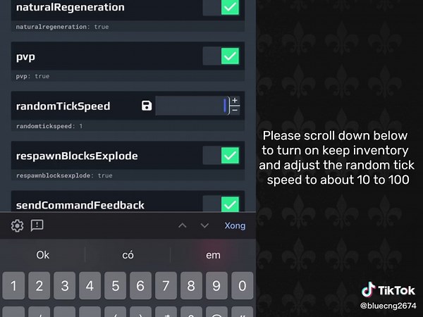 How to Enable Random Tick Speed and Keep Inventory in Minecraft
