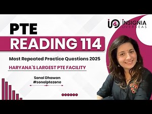PTE FULL MOCK TEST | PTE READING MOCK TEST ｜ PTE READING ｜ PTE PRACTICE QUESTIONS #insigniaoverseas