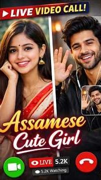 Live Video Chat With Assam Girl 😍 | Random Stranger Video Chat Live Reaction