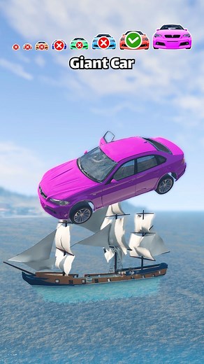 WheelBump | Can a Big or Small Cars Sink a Ship? #beamng #beamngdrive #carcrash #crashtest | Instagram