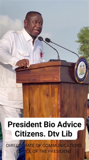 2.8K views · 51 reactions | Sierra Leone President Julius MAADA BIO advises citizens how dangerous Kush is | Dtv Lib | Facebook